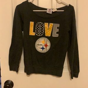 Brand NFL, size 10/12 (kids), color grey